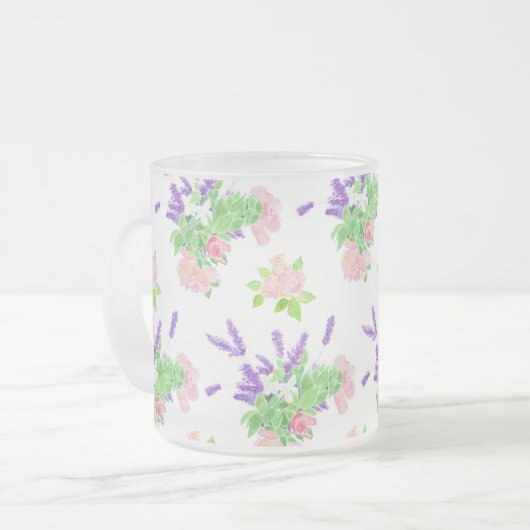 Nostalgische scents of Summer Pattern Glass Mok (Voorkant links)