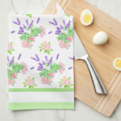 Nostalgische scents of Summer Pattern Kitchen Towe Theedoek (Quarter Fold)
