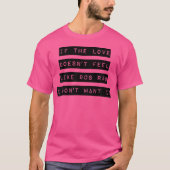 Nostalgische Shirt liefde voelt niet als jaren 90  (Voorkant)