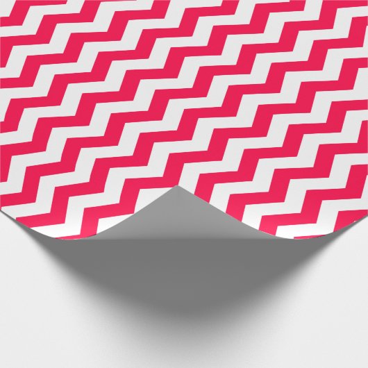 Nostalgische Sjabloon Christmas Red White Classic Cadeaupapier (Hoek)