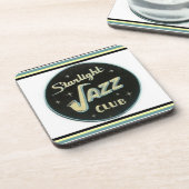 Nostalgische "Starlight Jazz Club" Onderzetter set (Linkerzijde)