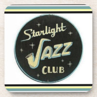 Nostalgische "Starlight Jazz Club" Onderzetter set