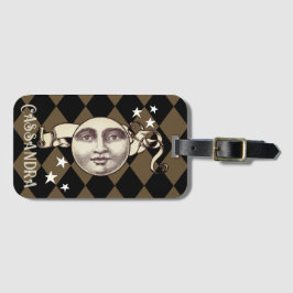 Nostalgische  Steampunk Fantasy Bagagelabel