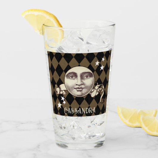 Nostalgische  Steampunk Fantasy Glas (Voorkant ijs)
