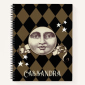 Nostalgische Steampunk Fantasy Notitieboek (Voorkant)