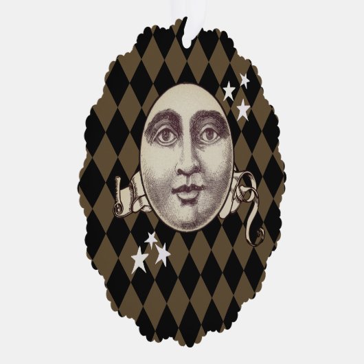 Nostalgische Steampunk Fantasy Ornament Kaart (Rechts)