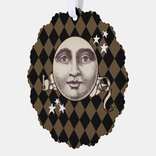 Nostalgische  Steampunk Fantasy Ornament Kaart (Links)