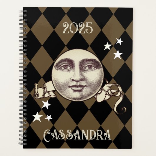 Nostalgische Steampunk Fantasy Planner (Voorkant)