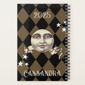 Nostalgische Steampunk Fantasy Planner (Achterkant)