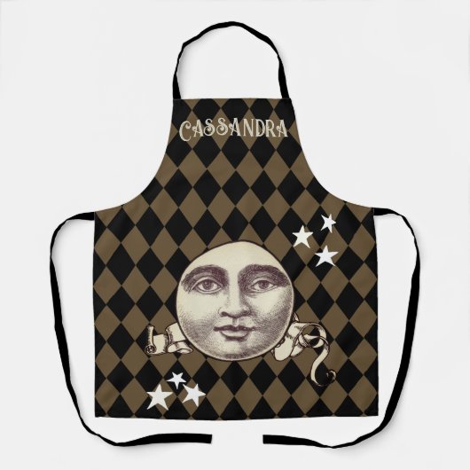 Nostalgische  Steampunk Fantasy Schort (Voorkant)