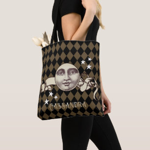 Nostalgische Steampunk Fantasy Tote Bag