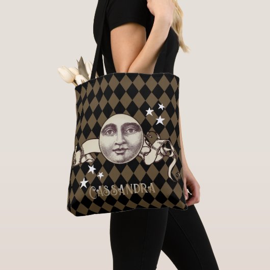 Nostalgische  Steampunk Fantasy Tote Bag (Dichtbij)