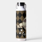 Nostalgische  Steampunk Fantasy Waterfles (Voorkant)