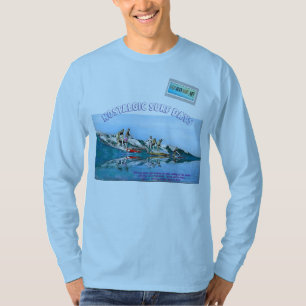 Nostalgische surfdagen t-shirt