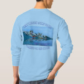 Nostalgische surfdagen t-shirt (Achterkant)