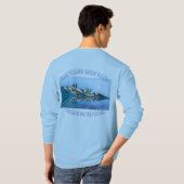 Nostalgische surfdagen t-shirt (Achterkant volledig)