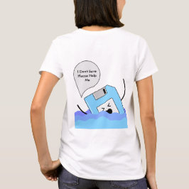 Nostalgische Tech Humor T-Shirt - Save the Floppy 