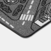 Nostalgische track tapijt auto weg, jaren 90 Jeugd Bureaumat (Hoek)