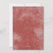 Nostalgische  vakantie Cottage Christmas Kaart (Achterkant)