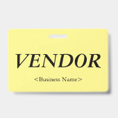 Nostalgische "VERKOPER" Badge (Achterkant)