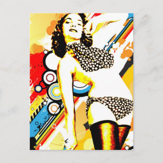 Nostalgische Verleiding - Polka Dottie Briefkaart
