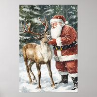 Nostalgische Vintage Kerstman