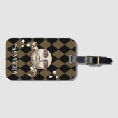 Nostalgische Vintage Steampunk Fantasie Bagagelabel (Voorkant (horizontaal))