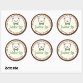 Nostalgische Vintage Teddy Bear Baby shower Labels (Vel)