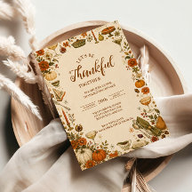 Nostalgische Vintage Thanksgiving-etentclub