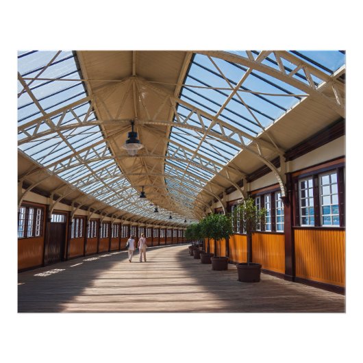Nostalgische Wemyss Bay Station Foto Afdruk (Voorkant)