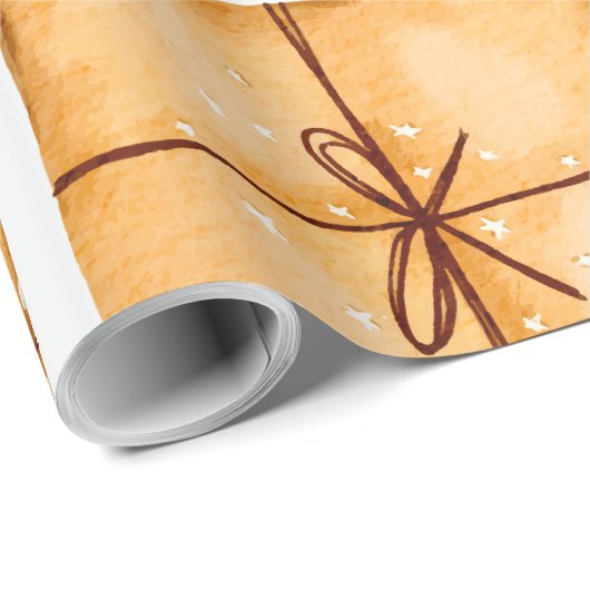 Nostalgische Winter Cinnamon Pine Kerstmis Cadeaupapier (Rol Hoek)