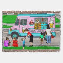 Nostalgische zomerdag | Retro Ice Cream Truck