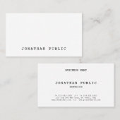 Nostalgy  Classic look Elegant Simple Retro Visitekaartje (Voorkant / Achterkant)