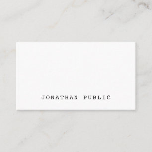 Nostalgy  Classic look Elegant Simple Retro Visitekaartje