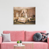 Nostell Priory, de slaapkamer, 1771 Canvas Afdruk (Insitu (Woonkamer))