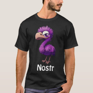 Nostr Cool Paars Ostrich T-Shirt