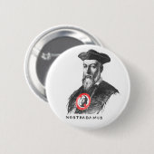 Nostradamus zegt NOBAMA! Ronde Button 5,7 Cm (Voorkant /achterkant)