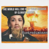 NOSTRADUMBASS FLEECE DEKEN (Voorkant (Horizontaal))