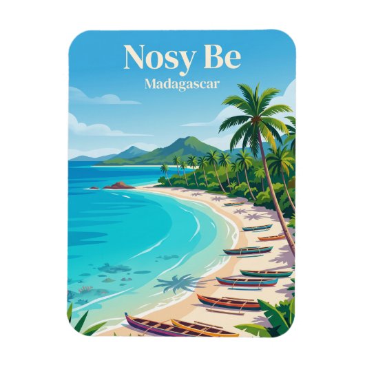 Nosy Be Madagaskar Magneet (Verticaal)
