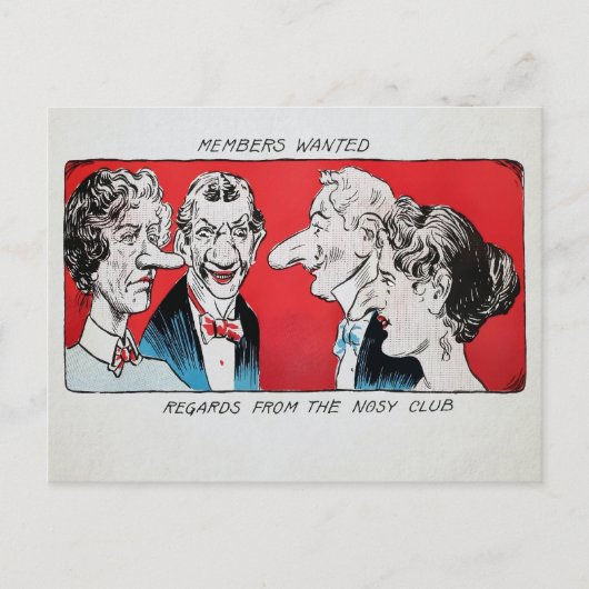 Nosy Club-Briefkaart Briefkaart (Voorkant)