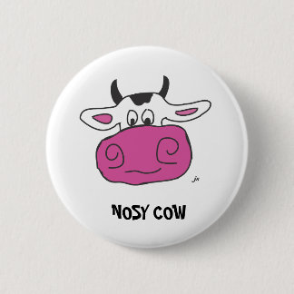 NOSY COW RONDE BUTTON 5,7 CM