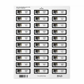 Nosy Goat die uitkijkt Etiket (Full Sheet)