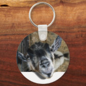 Nosy Goat die uitkijkt Sleutelhanger (Voorkant)