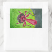 Nosy Rechthoekige Sticker (Tas)