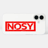 Nosy Stamp Case-Mate iPhone Case (Achterkant (horizontaal))