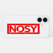 Nosy Stamp iPhone 16 Hoesje (Achterkant horizontaal)