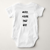 Not a Cat Person – Funny Toddler Bodysuit (Achterkant)