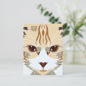 Not a Cheshire Cat Postcards Feestdagenkaart (Staand voorkant)