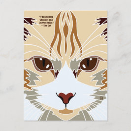 Not a Cheshire Cat Postcards Feestdagenkaart