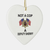 NOT_A_COP_A_SHERIFF KERAMISCH ORNAMENT (Rechts)